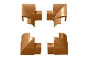 Zarzadzanie kablami - D-LINE Splitter Contact Square Circular 4 parts (oak) - IBEBAP22QSP