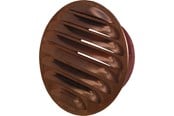 Ventilation - Fresh Brick grate with stud, Ø100 mm, Copper - 440113