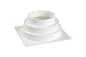 Ventilation - Fresh Transition piece 175x175/Ø102/130/150 mm - 500063