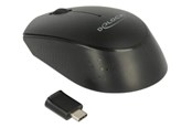 Myszka - DeLOCK Optical 3-button mini mouse - Myszy - Optyczny - 3 - Czarny - 12526