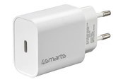 Telefon - Adapter i Ladowarka - 4smarts VoltPlug power adapter - USB-C - 20 Watt - 465575