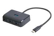USB hub - Deltaco HUB203 USB-C USB hub - 4 - USB 3.0 - Srebrny - USBC-HUB203