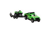 Samochody i pojazdy - Kids Globe Off-Road Vehicle with Trailer and Quad Light and Sound - 510220