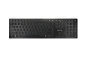 Klawiatura - Cherry KW 9100 SLIM - Klawiatury - Belgia - Srebrny - JK-9100BE-2