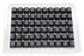 Klawiatura - Ducky Blank - 132 Keycap Set - Cherry Profile - *DEMO* - DCA132-NNBLBCHPU1