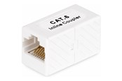 Kabel sieciowy - StarTech.com RJ45 Coupler 5-Pack Inline Cat6 Coupler Female to Female (F/F) T568 Connector Unshielded Ethernet Cable Extension - 5 Pack (IN-CAT6-COUPLER-U5) - network coupler - white - Biały - IN-CAT6-COUPLER-U5