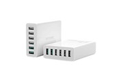 Telefon - Adapter i Ladowarka - BlitzWolf Charger 6x USB Blitzwolf BW-S15 QC 3.0 60 W (white) - BW-S15 EU