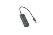 USB hub - Deltaco - hub - 4 ports USB hub - 4 - Czarny - UH-734