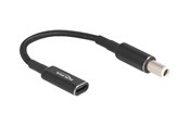 Kabel zasilajacy (wewnetrzny) - DeLOCK - power adapter - 24 pin USB-C to DC jack 7.4 x 5.0 mm - 15 cm - 60037