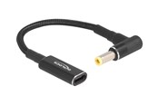 Kabel zasilajacy (wewnetrzny) - DeLOCK - power adapter - 24 pin USB-C to DC jack 5.5 x 2.5 mm - 15 cm - 60040