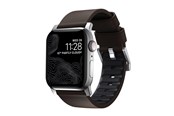 Smartwatch - akcesoria - Nomad - Active Band Pro - 44mm/42mm Silver Hardware Brown Active Leather FKM - NM1A4mSNW0
