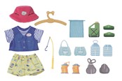 Lalki i akcesoria - Baby Born Teddy's Fisherman Outfit - 835982
