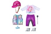 Lalki i akcesoria - Baby Born Horse Riding Outfit 43cm - 836194