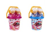 Zabawy w wodzie - Happy Summer Beach Bucket Ice cream Set 9 pcs 2 as - 303004