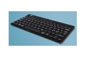 Klawiatura - R-Go Tools R-Go Compact Break - keyboard - with integrated break indicator - QWERTY - Nordic - black Input Device - Klawiatury - Nordycki - Czarny - RGOCONDWLBL