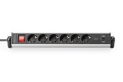 Kabel zasilajacy (zewnetrzny) - DIGITUS 6-Port Power Strip (with 3x USB Ports) - DA-70624