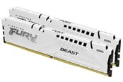 RAM - Kingston FURY Beast DDR5-6400 - 64GB - CL32 - Dual Channel (2 pcs) - AMD EXPO & Intel XMP - Biały - KF564C32BWEK2-64