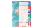 Archiwizacja i przechowywanie - Esselte Colour'Breeze - divider - 6 parts - for A4 - multicolour - 628499