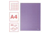 Zeszyty, notesy i formularze - Esselte Kołonotatnik Colour'Breeze, A4, w kratkę lawendowy - 628479