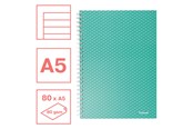 Zeszyty, notesy i formularze - Esselte  Colour'Breeze A5 Notebook lined wirebound Green - 628472