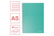 Zeszyty, notesy i formularze - Esselte Kołonotatnik Colour'Breeze, A5, w kratkę Zielony - 628467