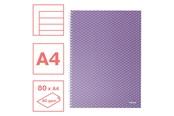 Zeszyty, notesy i formularze - Esselte Colour'Breeze A4 Notebook lined wirebound Lavender - 628484