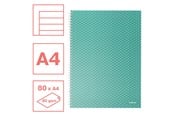 Zeszyty, notesy i formularze - Esselte  Colour'Breeze A4 Notebook lined wirebound Green - 628482