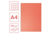 Zeszyty, notesy i formularze - Esselte Kołonotatnik Colour'Breeze, A4, w kratkę koralowy - 628478