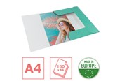 Archiwizacja i przechowywanie - Esselte Kartonowa teczka z gumką  Colour'Breeze, z 3 klapkami Zielony - 628493