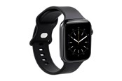 Smartwatch - akcesoria - GEAR Watch Band Silicone BLACK Apple Watch 38/40/41mm - 663354