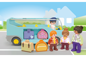 Playmobil - Playmobil 1.2.3 - Junior Autobus wahadłowy lotniskowy - 71682