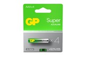 Bateria - GP Battery Super Alkaline AAA/LR03 4-pack - 151428