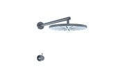 Prysznic i akcesoria do montazu - Vola 2261-19 single lever mixer and head shower, brass nature - 2261-19