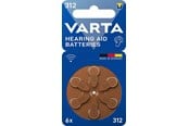 Bateria - VARTA Hearing aid batteries 312 PR41 (zinc air Button cell 1.45V) 6-pack - 24607101416