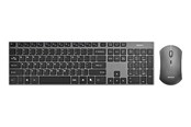 Klawiatura - Deltaco Wireless Keyboard Mouse Combo - Klawiatury - Angielski (US) - Czarny - TB-800-US
