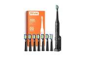 Szczoteczka elektryczna do zębów - Bitvae Elektryczna szczoteczka do zębów Sonic toothbrush with tips set and travel case D2 (black) - D2 Black