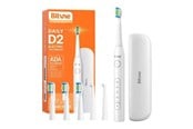Szczoteczka elektryczna do zębów - Bitvae Elektryczna szczoteczka do zębów Sonic toothbrush with tips set and travel case D2 (white) - D2 White