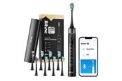 Szczoteczka elektryczna do zebów - Bitvae Elektryczna szczoteczka do zębów Sonic toothbrush with app tips set and travel etui S2 (black) - S2 Black+heads+case