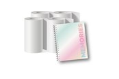 Akcesoria do aparatu i obiektywu - MOB Pixprint refill 4 Rolls Incl Memorybook and Stickers - PIX-NTEROL
