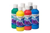 Kreatywne gry - Creall Textile Paint 6x250ml - 24045