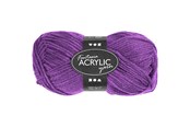 Kreatywne gry - Creativ Company Acrylic yarn Neon - Purple 50gr - 421705