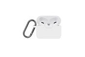 Telefon - Inne akcesoria - NORTH Airpods Pro Protective Case Silicone Carabiner White - 616503
