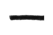 Kreatywne gry - Creativ Company Chenille Black 30cm 50 pcs. - 51618