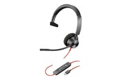 Słuchawki, zestaw słuchawkowy - Poly Blackwire 3310 | On Ear headset | Microphone - 8X216AA