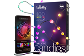 Inteligentny dom - Twinkly Candies – 100 Pearl-shaped RGB LEDs Green Wire USB-C - TWKP100RGB-G