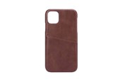 Telefon - Pokrowiec i etui - ONSALA Mobilecover Brown iPhone 11 Creditcard Pocket - 588511