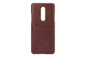 Telefon - Pokrowiec i etui - ONSALA Mobilecover Brown Oneplus 8 Creditcard Pocket - 588547