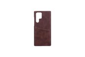 Telefon - Pokrowiec i etui - ONSALA Mobilecover Brown with Cardpocket Samsung S22 Ultra - 588601