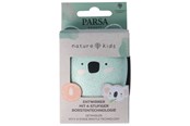 Akcesoria dla niemowlat - Parsa Nature Kids Szczotka do włosów Karlo Detangler ze słomy pszenicznej bez rączki - nadruk Koala - P00003681