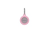 Telefon - Inne akcesoria - ONSALA Airtag Holder Silicone Pink with Keyring - 664064